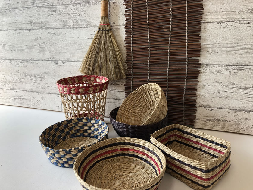 NATURAL BASKET い草小物入れ